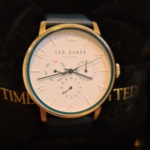 Ted Baker Watch NWT Gold & Blue